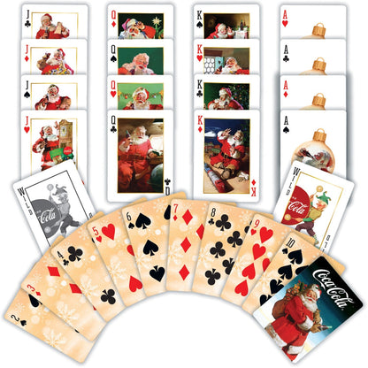 Coca-Cola Vintage Santa Playing Cards - 54 Card Deck by MasterPieces Puzzle Company INC