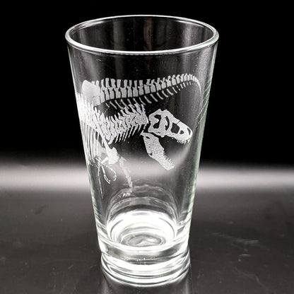 DINOSAUR Pint Glasses by LumEngrave