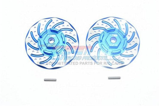 GPM ALUMINUM +2MM HEX WITH BRAKE DISK  Traxxas Rustler Slash Jato  Hoss BLUE