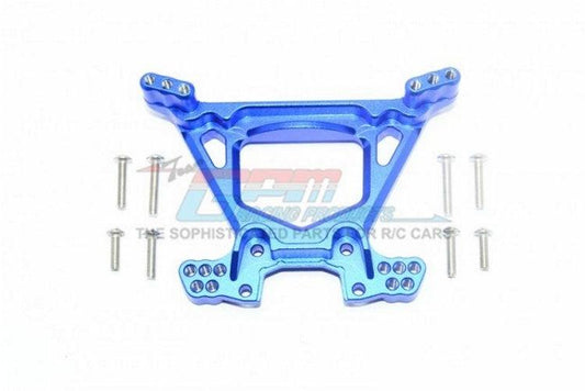 GPM RUS4030-Blue ALUMINUM REAR SHOCK TOWER Traxxas Rustler 4x4 / HOSS
