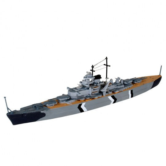 Revell 65802 1/1200 German Bismarck Battleship w/paint & glue