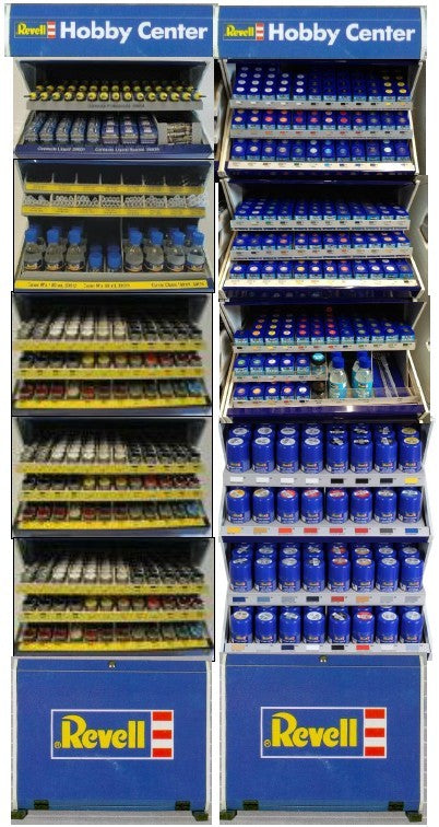Revell H COMPLETE Hobby Center Paint Deal with 2 Free Racks (88 colors both, 32