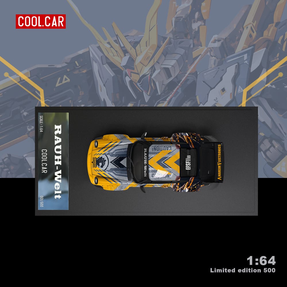 Cool Car Porsche RWB 964 BANSHEE MECHA Livery Ordinary 1:64