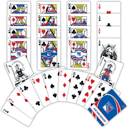 New York Rangers Playing Cards - 54 Card Deck by MasterPieces Puzzle Company INC