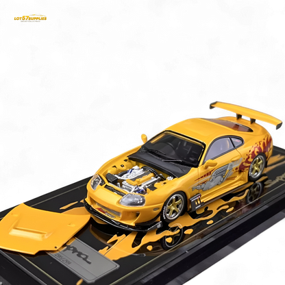 YM Model Toyota Supra JZA80 Paul Walker Need For Speed Tribute 299 Pcs V2 1:64