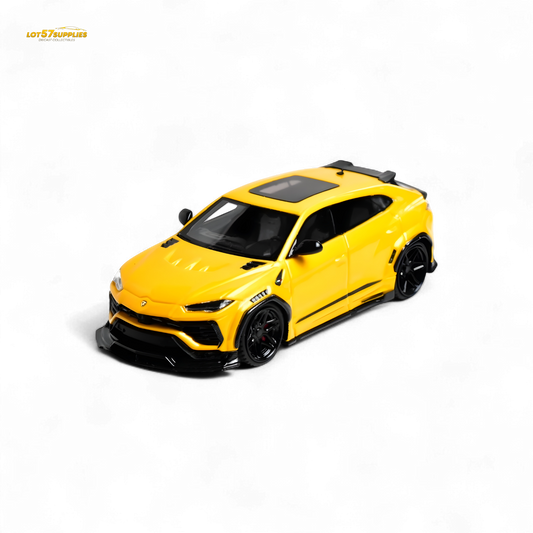Flame Lamborghini Urus LBWK Giallo Auge Yellow Resin 1:64