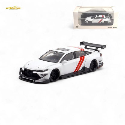 LMF Toyota Avalon Modified Concept - White Livery 1:64
