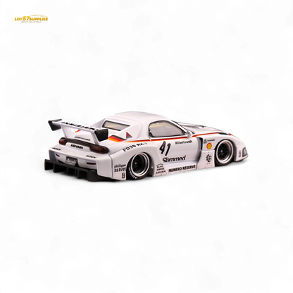 INNO64 Mazda RX-7 LBWK White 1:64