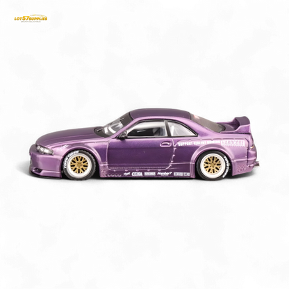 INNO64 Nissan Skyline GT-R R33 Pandem Rocket Bunny Purple 1:64