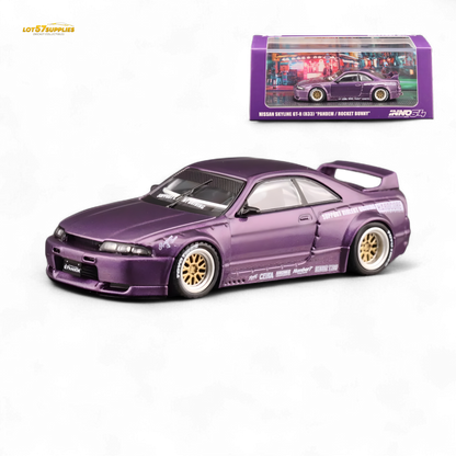 INNO64 Nissan Skyline GT-R R33 Pandem Rocket Bunny Purple 1:64