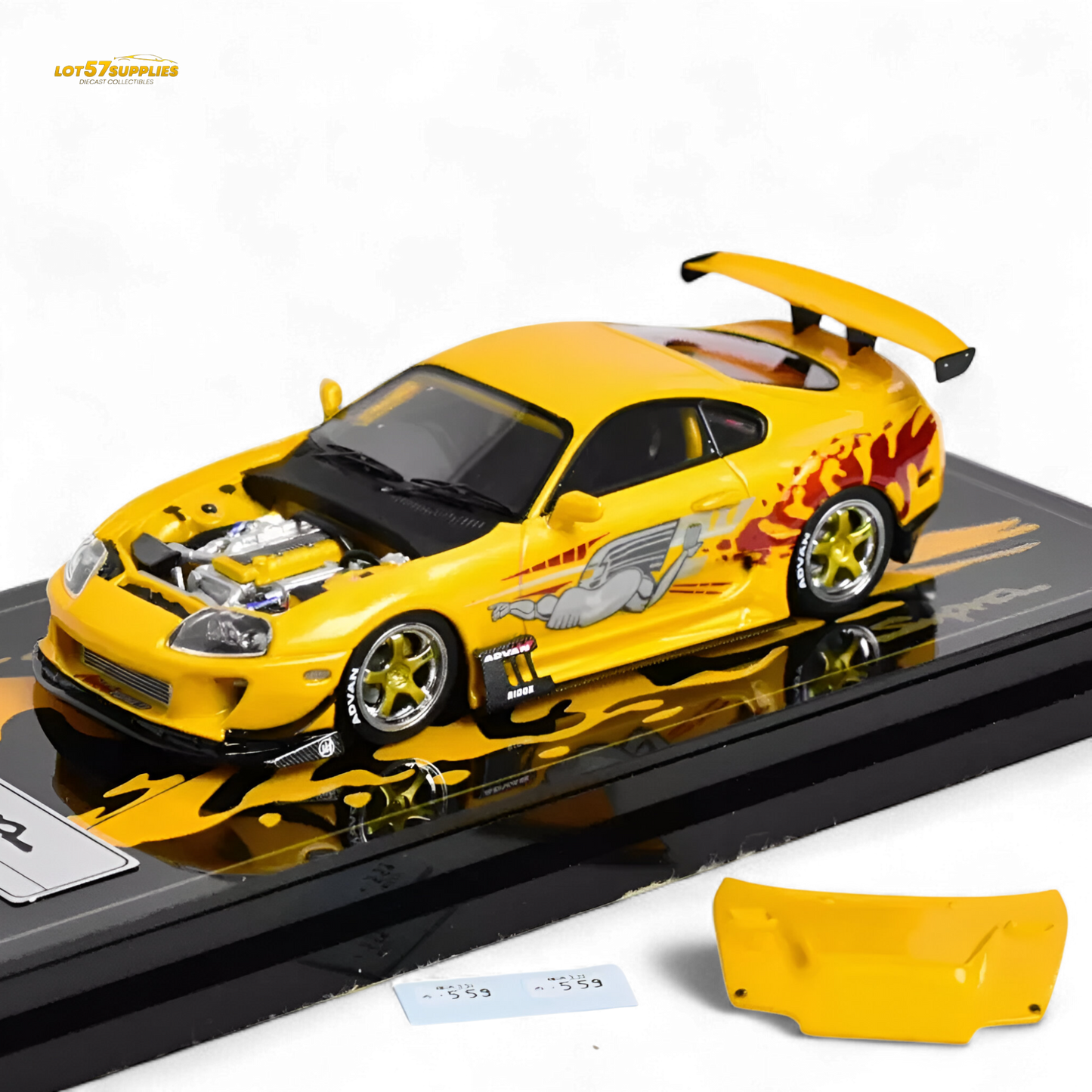 YM Model Toyota Supra JZA80 Paul Walker Need For Speed Tribute 299 Pcs V2 1:64
