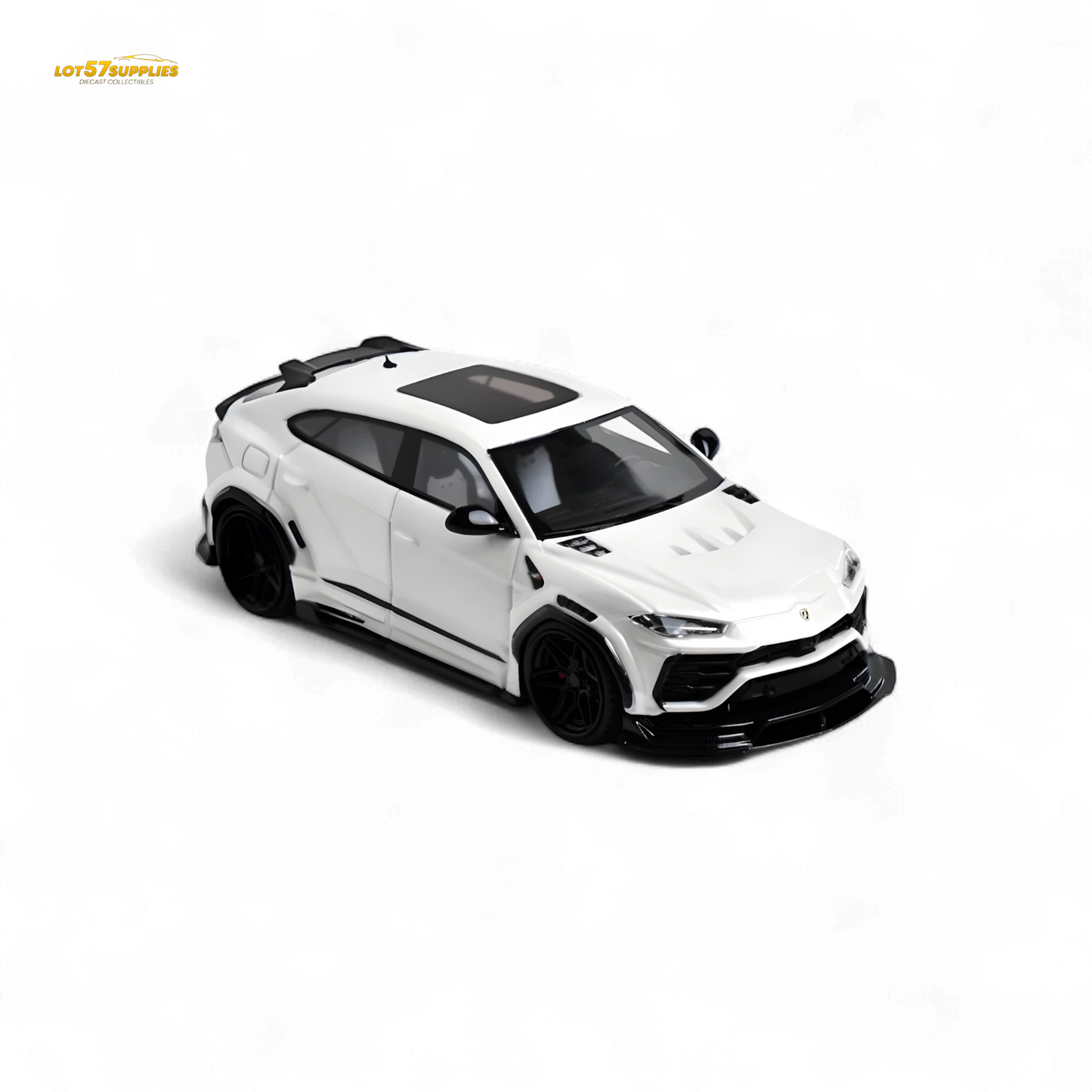 Flame Lamborghini Urus LBWK Bianco Icarus White 1:64