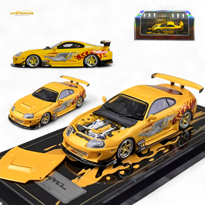 YM Model Toyota Supra JZA80 Paul Walker Need For Speed Tribute 299 Pcs V2 1:64