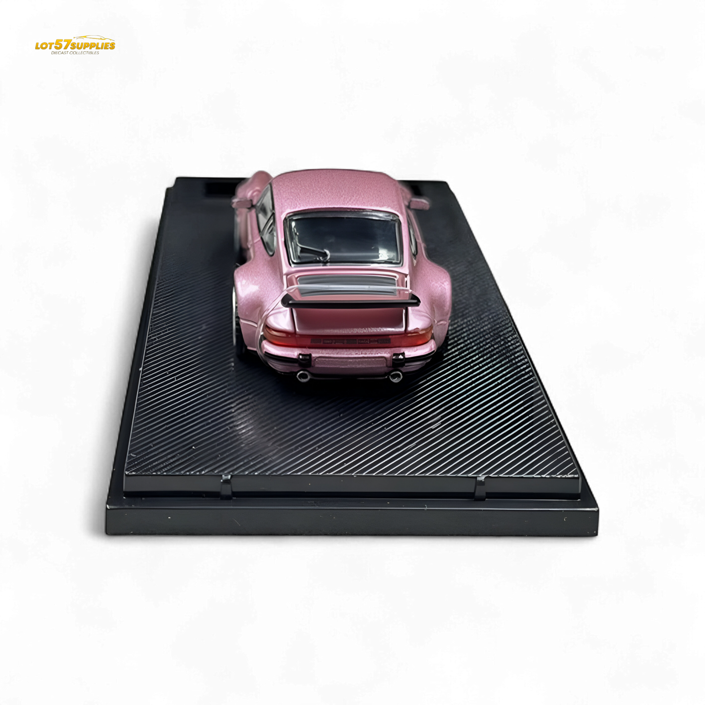 HobbyFans Porsche Singer 930 Turbo Study Ghost Player Custom Pink 1:64