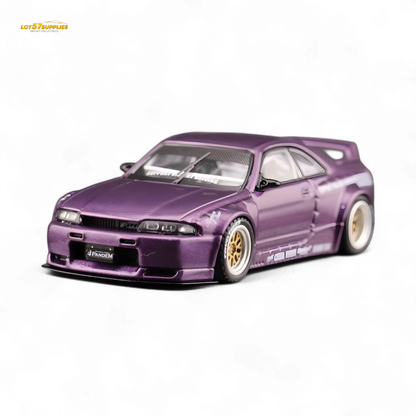 Inno64 NISSAN SKYLINE GT-R (R33) "PANDEM ROCKET BUNNY" Purple 1:64