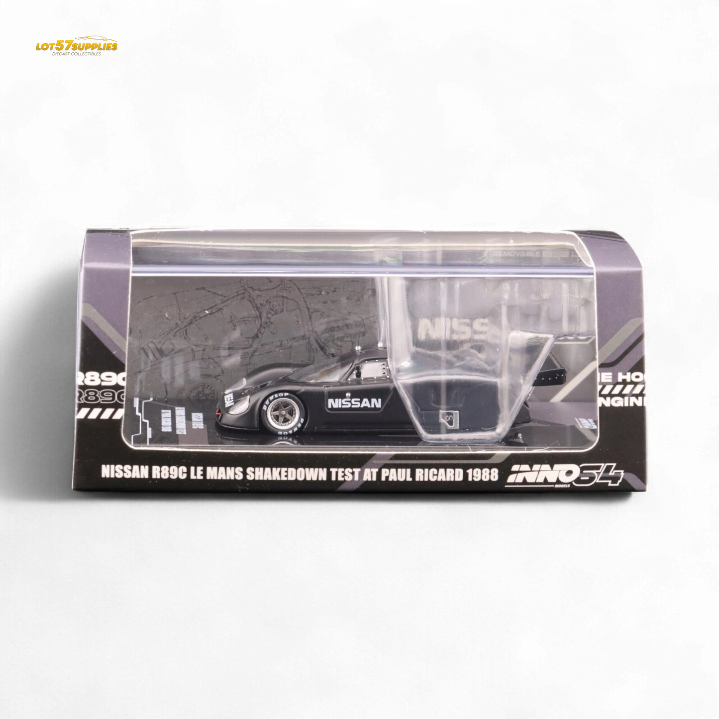 Inno64 NISSAN R89C LE MANS SHAKEDOWN TEST AT PAUL RICARD 1988 1:64