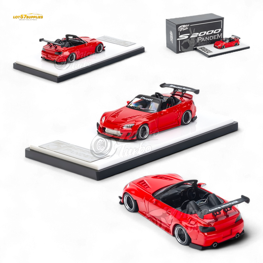Microturbo Honda S2000 Roadster Pandem Rocket Bunny Aero Kit in Red 1:64
