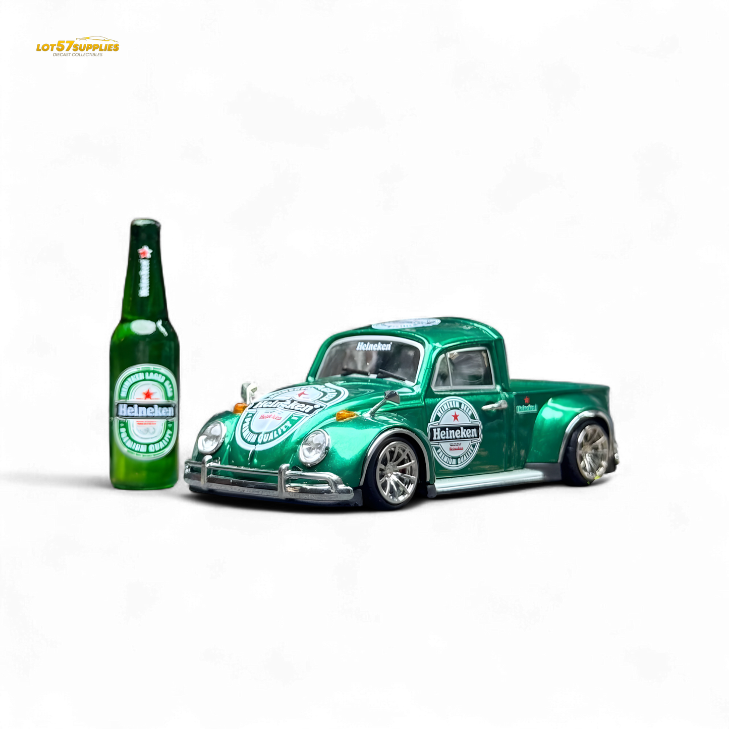 Liberty 64 Beetle Pickup - H E I N E K E N Livery 1:64