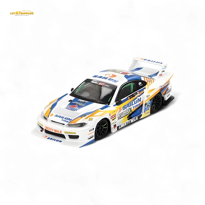 Mini-GT Nissan LB-Super Silhouette S15 Silvia 2023 Formula Drift Japan #895 1:64