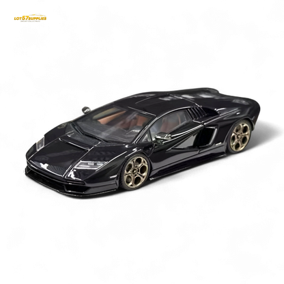 FuelMe Model Countach LPI 800-4 Nero Maia Black 1:64