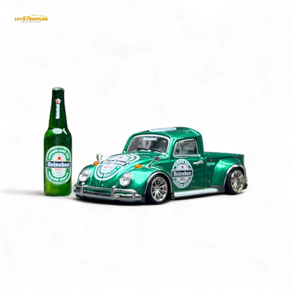 Liberty64 VW Beetle Pickup Heineken Livery 1:64
