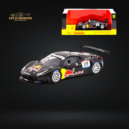 Tarmac Works Hobby64 Ferrari 458 Italia GT3 #39 GT TOUR 2011 Red Bull 1:64