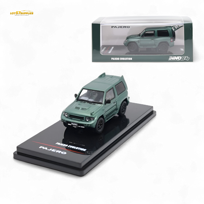 Inno64 MITSUBISHI PAJERO EVOLUTION Satin Green 1:64