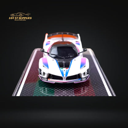 U2 Ferrari FXX-K Evo White #93 1:64