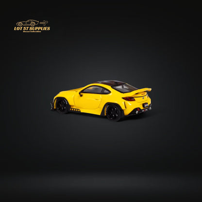 Fuji Toyota GR86 Pandem 2nd Gen in Yellow 1:64