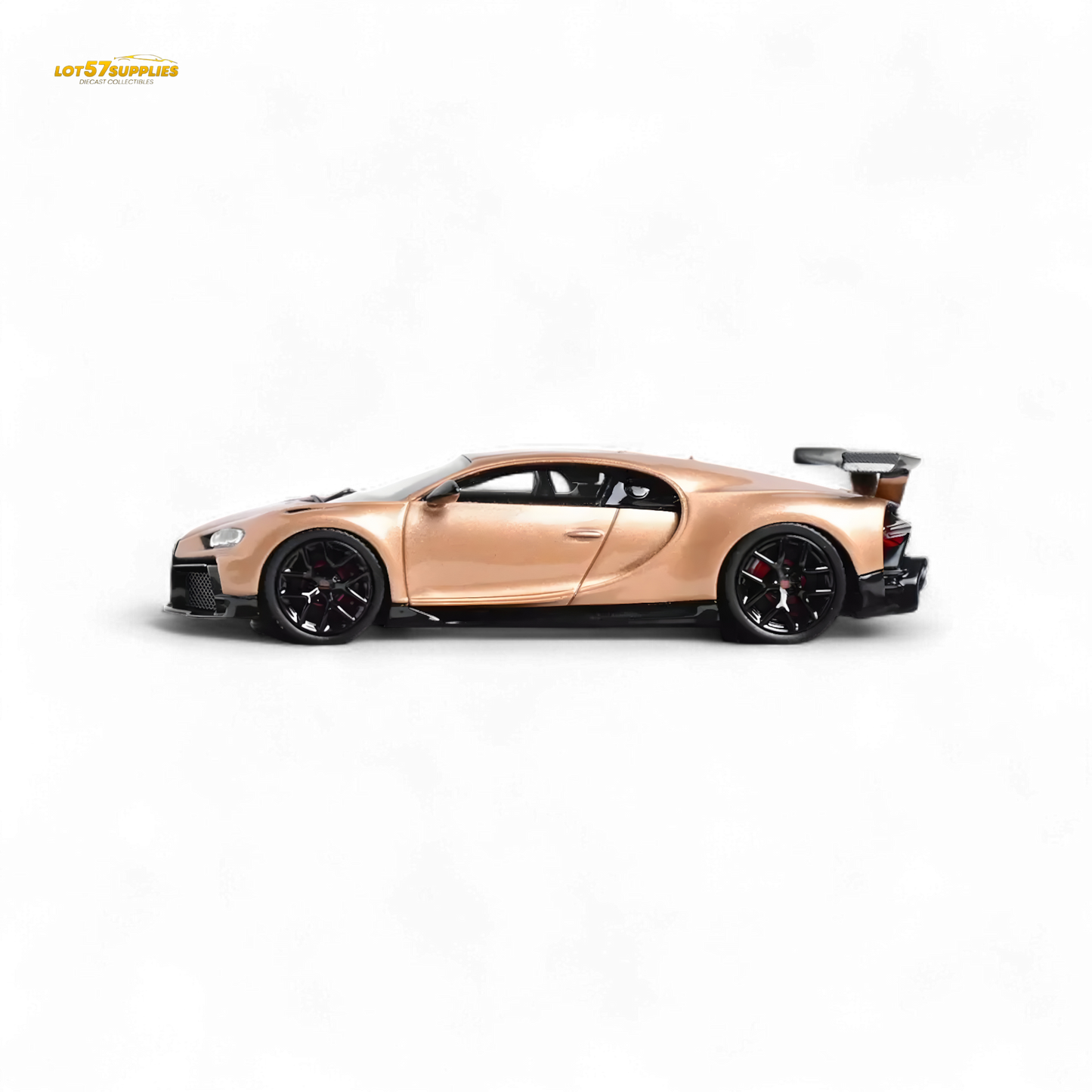 YM Model Bugatti Chiron PUR SPORT in Fantasy Rose Gold Limited to 299 Pcs 1:64