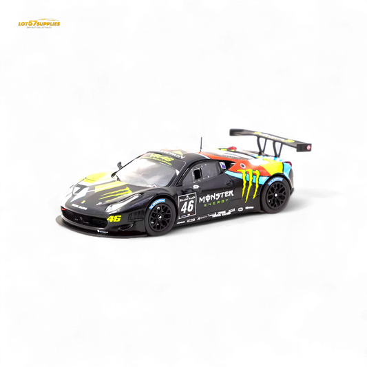 Tarmac Works Hobby64 Ferrari 458 Italia GT3 Blancpain Endurance 2012 V. Rossi 1:64 T64-073-12BGT46M