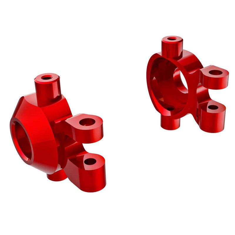 Traxxas 9737-RED TRX-4M Aluminum Steering Blocks (Red)