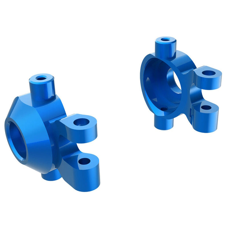 Traxxas 9737-BLUE TRX-4M Aluminum Steering Blocks (Blue) (2)