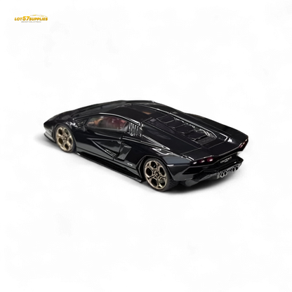 FuelMe Model Countach LPI 800-4 Nero Maia Black 1:64