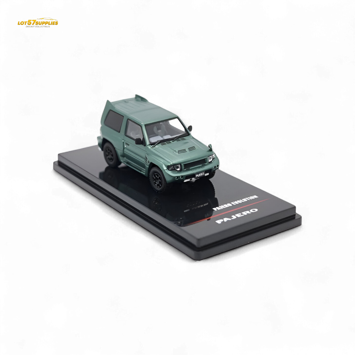Inno64 MITSUBISHI PAJERO EVOLUTION Satin Green 1:64
