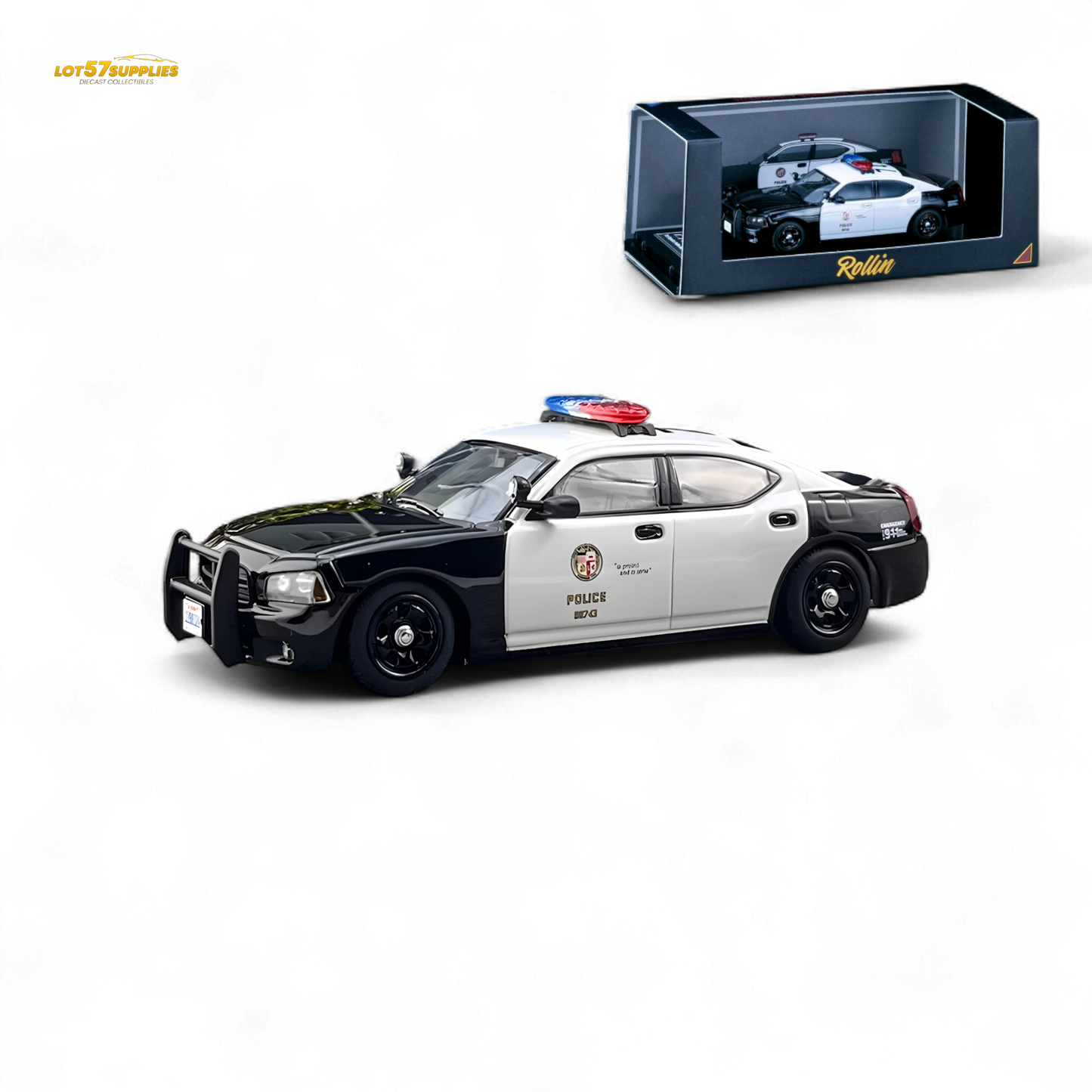 Rollin 1:64 LAPD Charger 06 Los Angeles Police