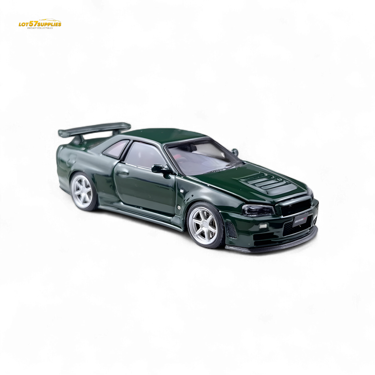 PGM Nissan GTR R34 Z-TUNE - British Green 1:64 Ordinary