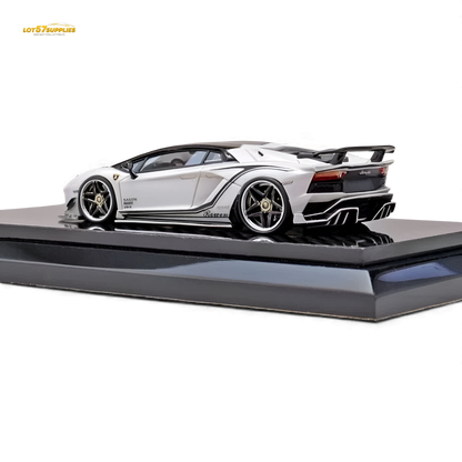 YM Model Lamborghini Aventador S Advance Edition Rowen White 1:64