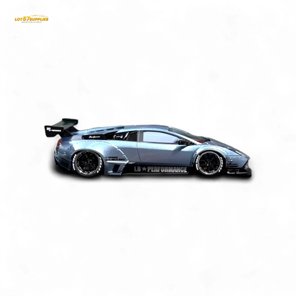 404ERROR Lamborghini Murcielago LBWK Ice Blue 1:64