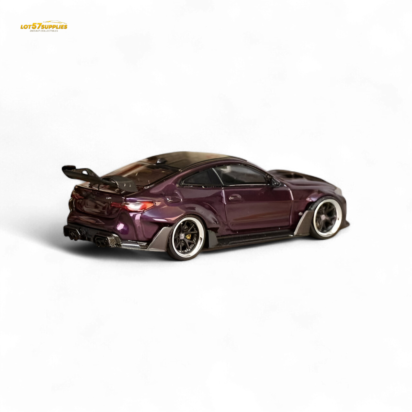 Street Weapon BMW M4 G82 Widebody - Dark Purple Special Edition 1:64