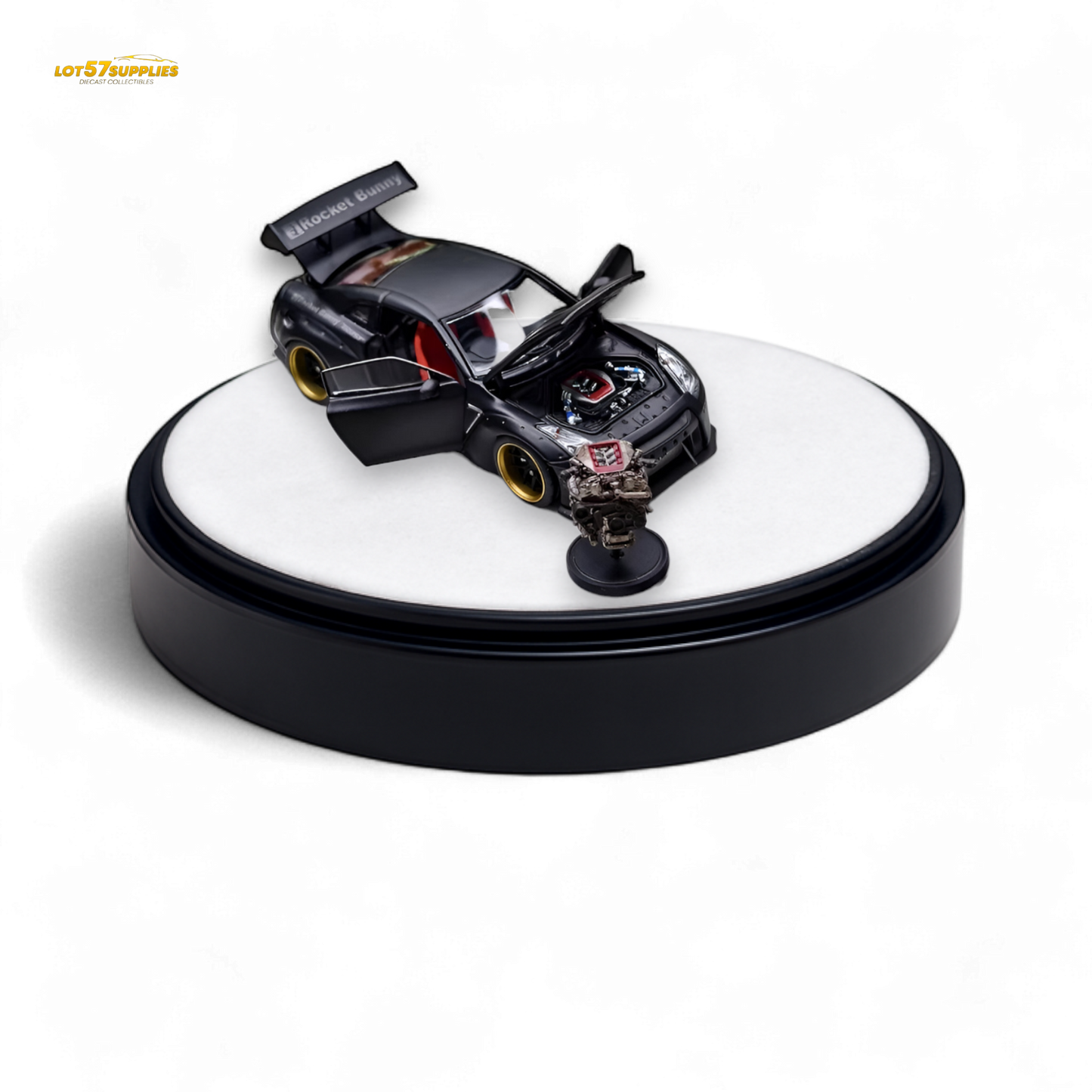 PGM Rocket Bunny R35 - Matte Black Luxury version 1:64