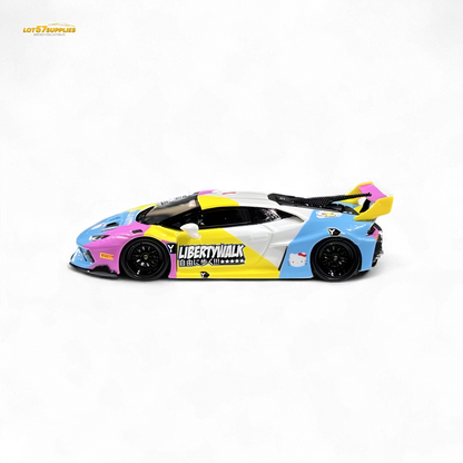Flame Huracan LP610-4 LWBK WideBody Resin - HELLO K I T T Y LBWK 1:64