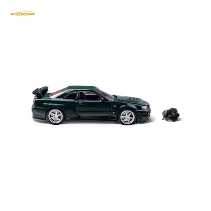 PGM Nissan GTR R34 Z-TUNE British Green 1:64