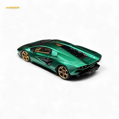 FuelMe Model Lamborghini Countach LPI 800-4 Verde Arbete 1:64