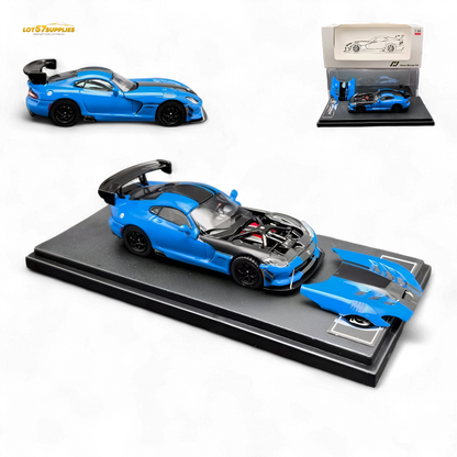 Hone Model Dodge Viper ACR Competition Blue 1:64