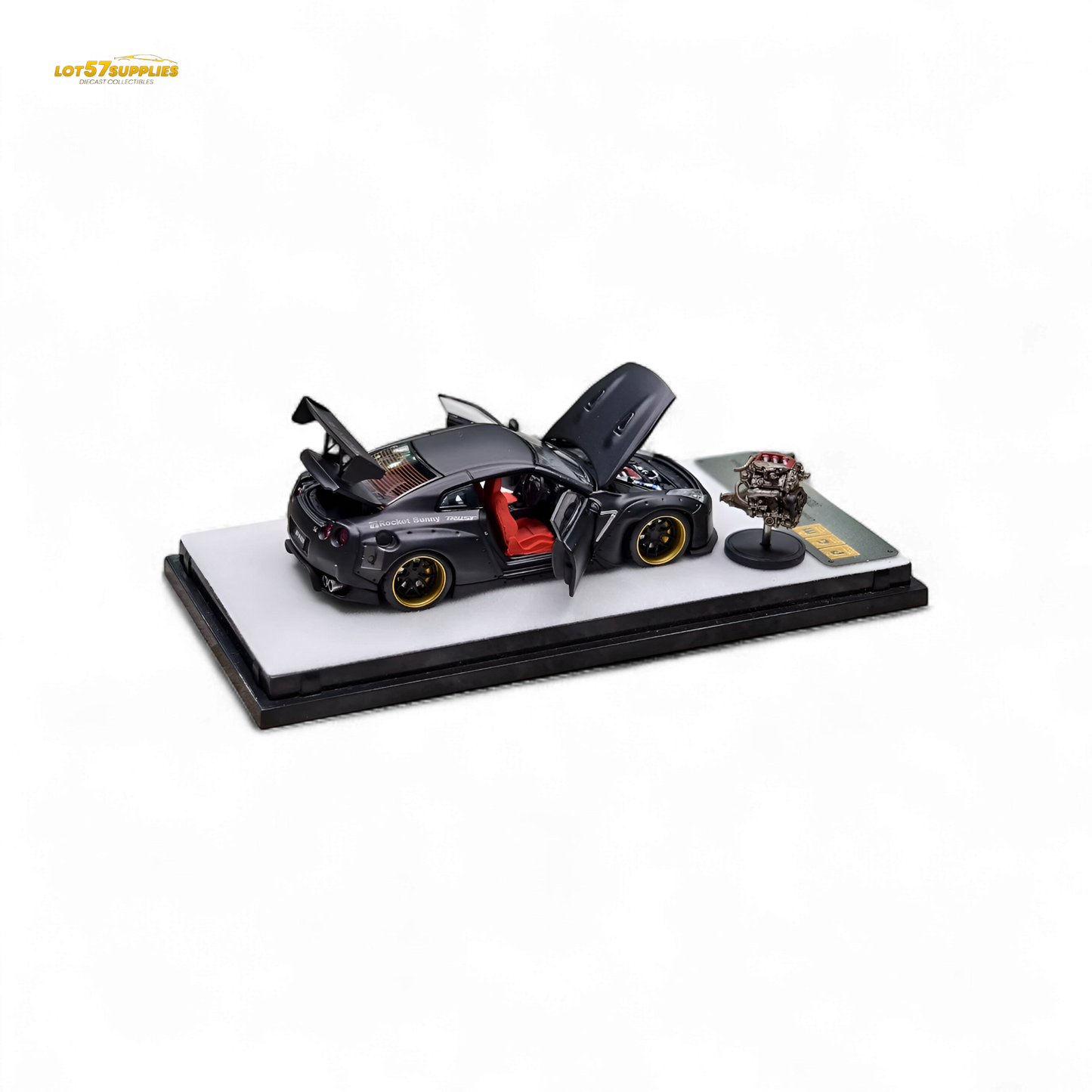 PGM Rocket Bunny R35 - Matte Black Ordinary version 1:64