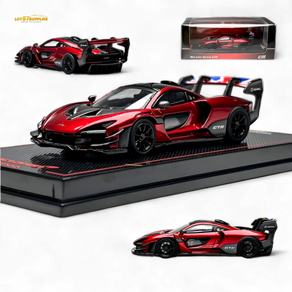 CM Model McLaren Senna GTR Metallic Red 1:64
