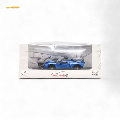 Rhino Model Ford GT40 Blue 1:64