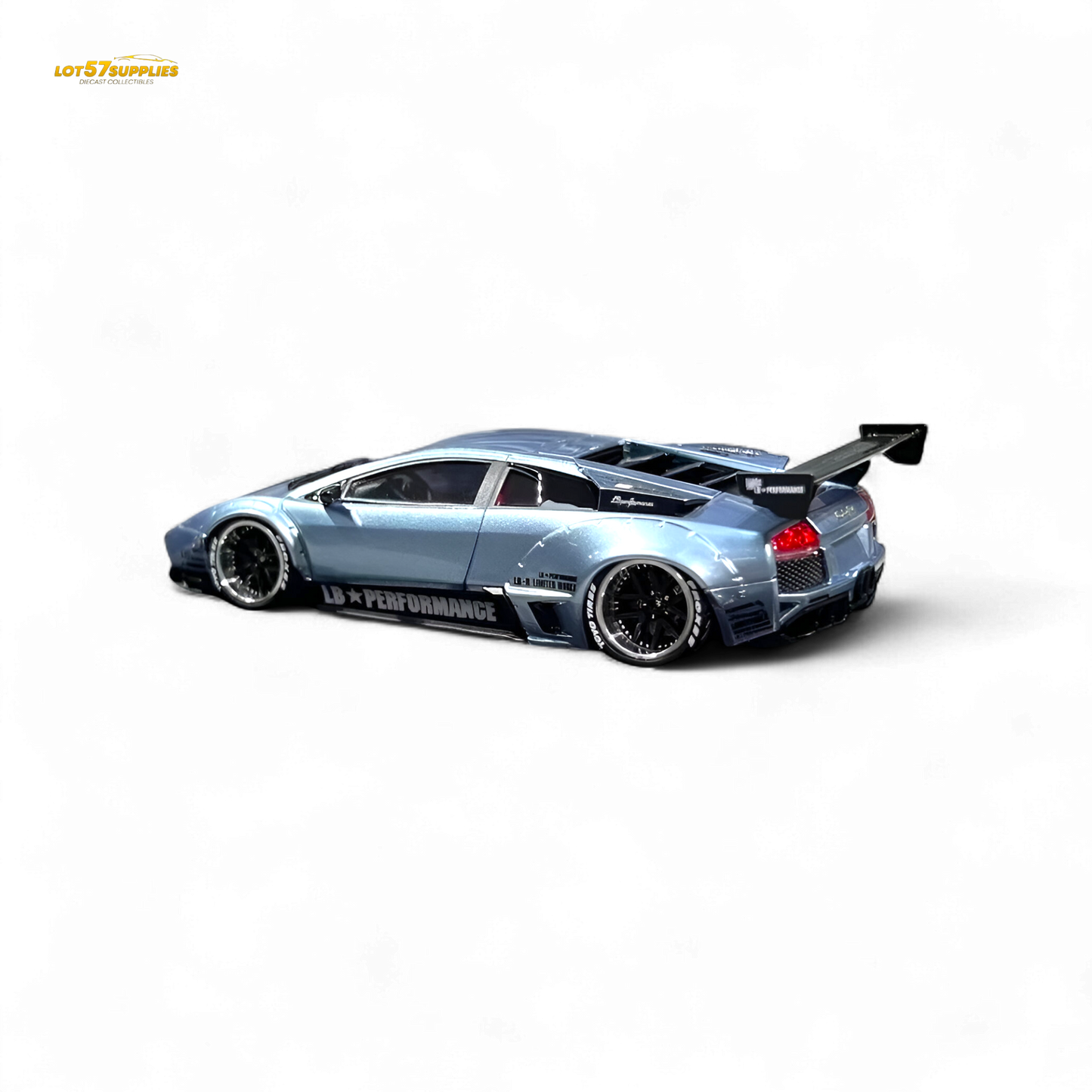 Error404 Lamborghini Murcielago LBWK - Ice Blue High Tail 1:64