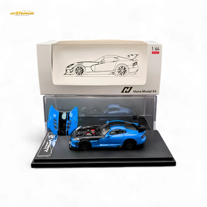 Hone Model Dodge Viper ACR Competition Blue 1:64
